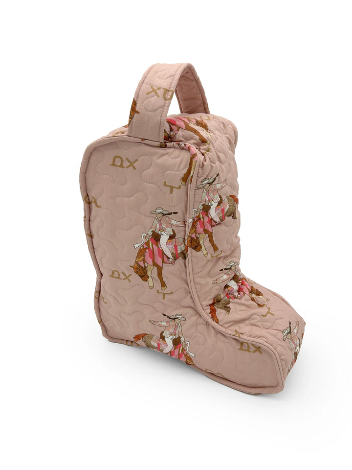 TALL Quilted Boot Bag