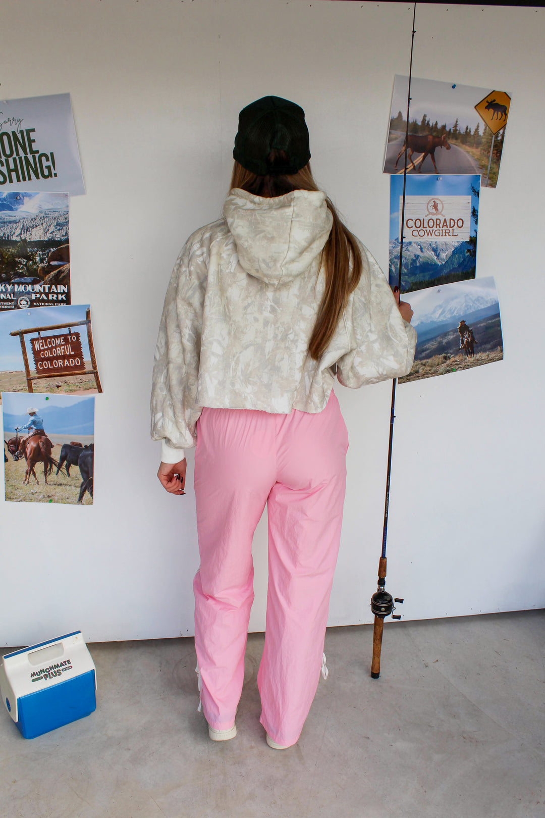 Pink Bow Track Pants
