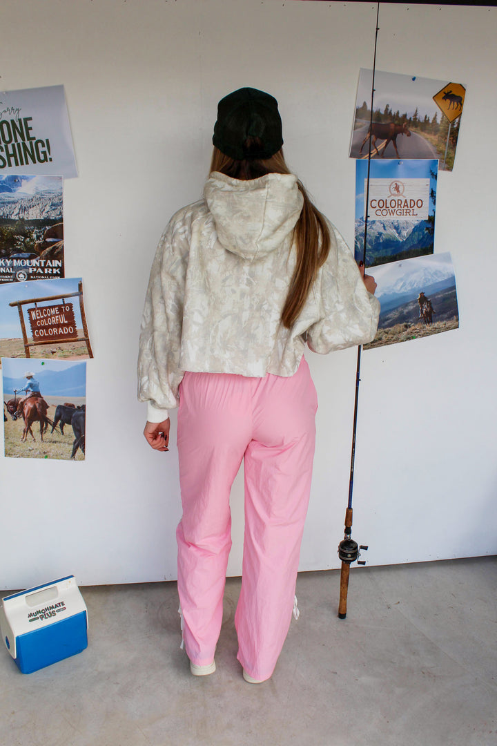 Pink Bow Track Pants
