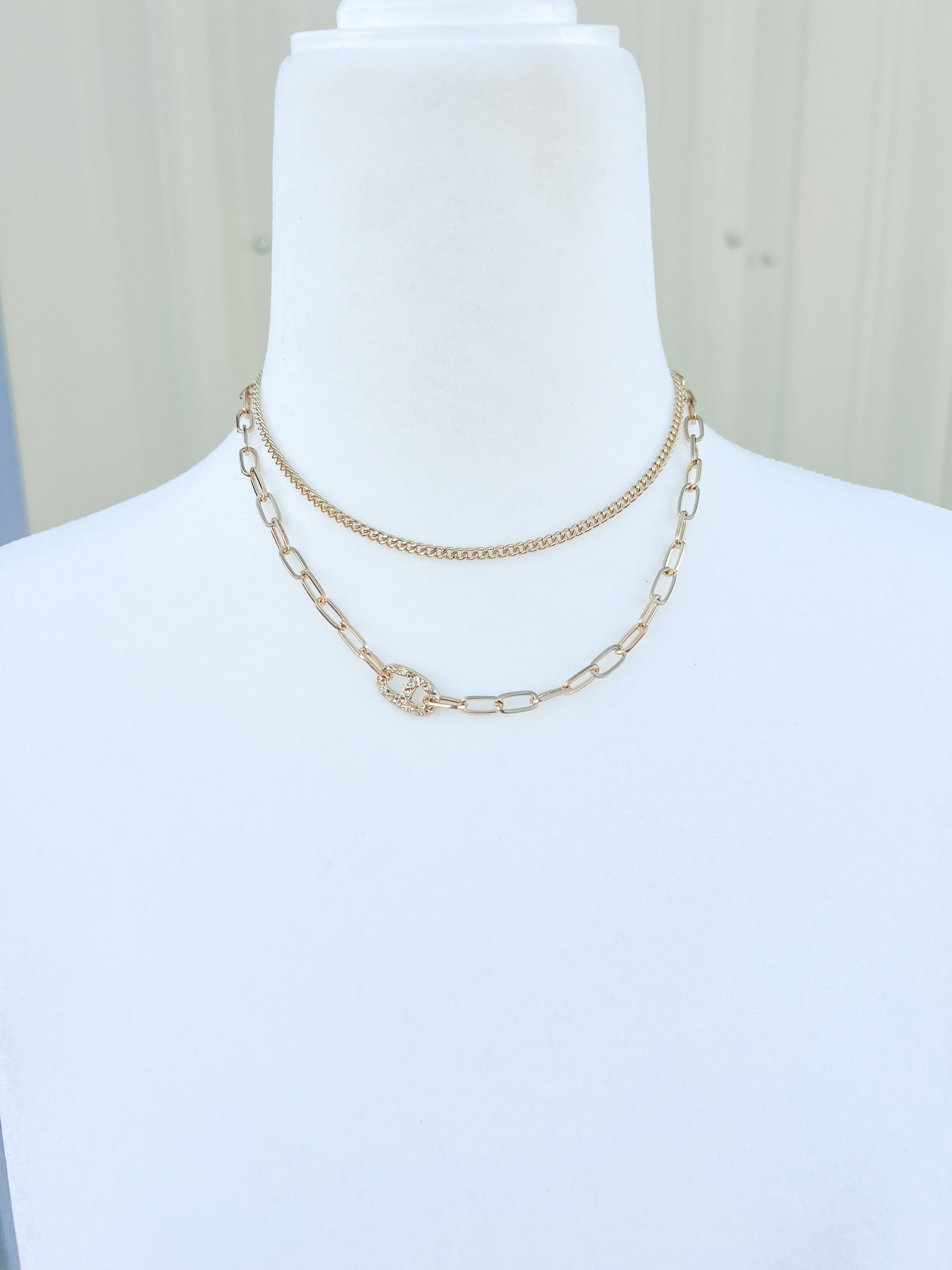 Gold Layered Necklace - JD Ranch Boutique