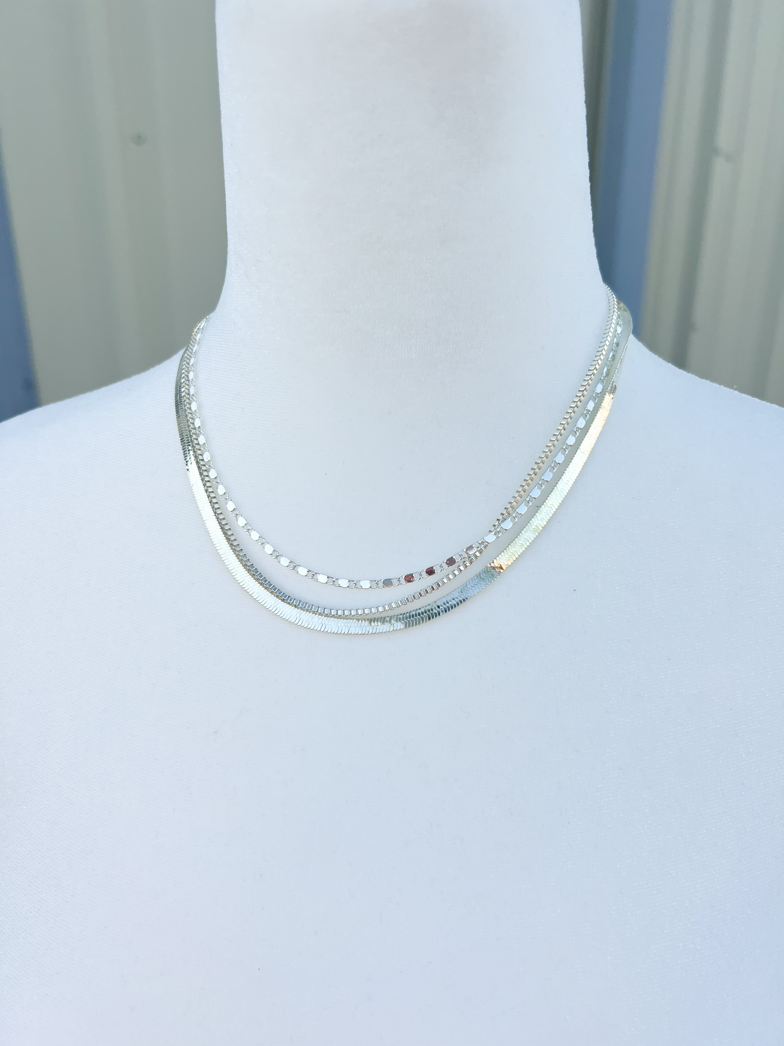 The Laura Necklace in Silver - JD Ranch Boutique