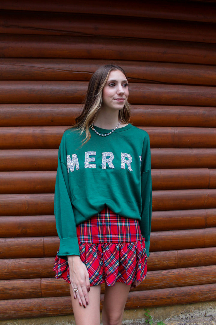 Red Plaid Skirt