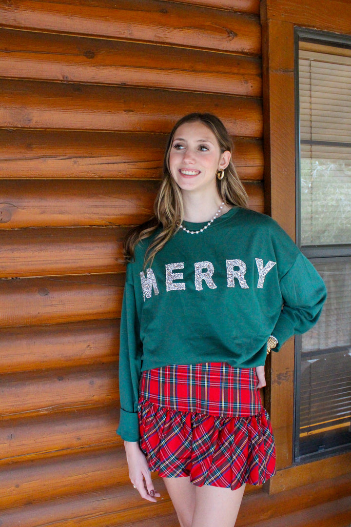 Red Plaid Skirt