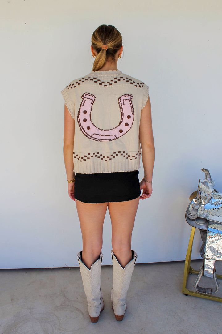 Horse Knit Vest