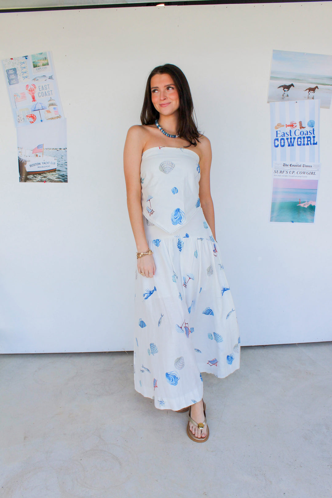 Coastal Scarf Top Set