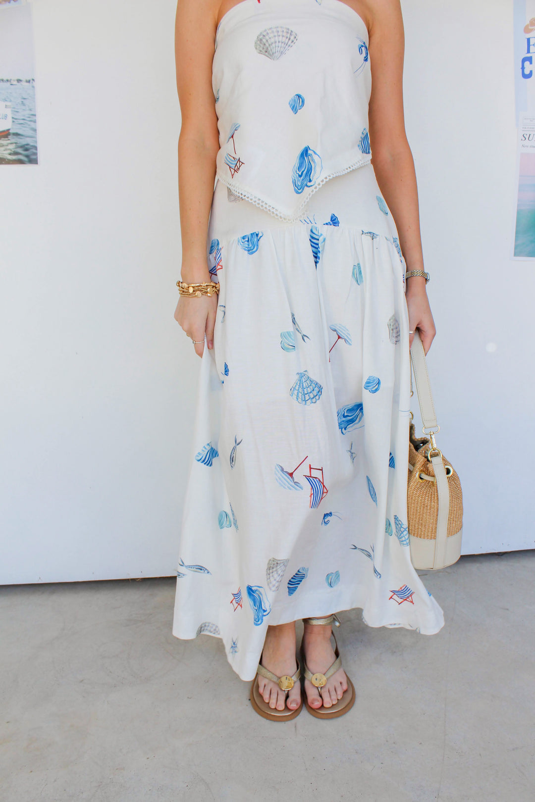 Coastal Scarf Top Set