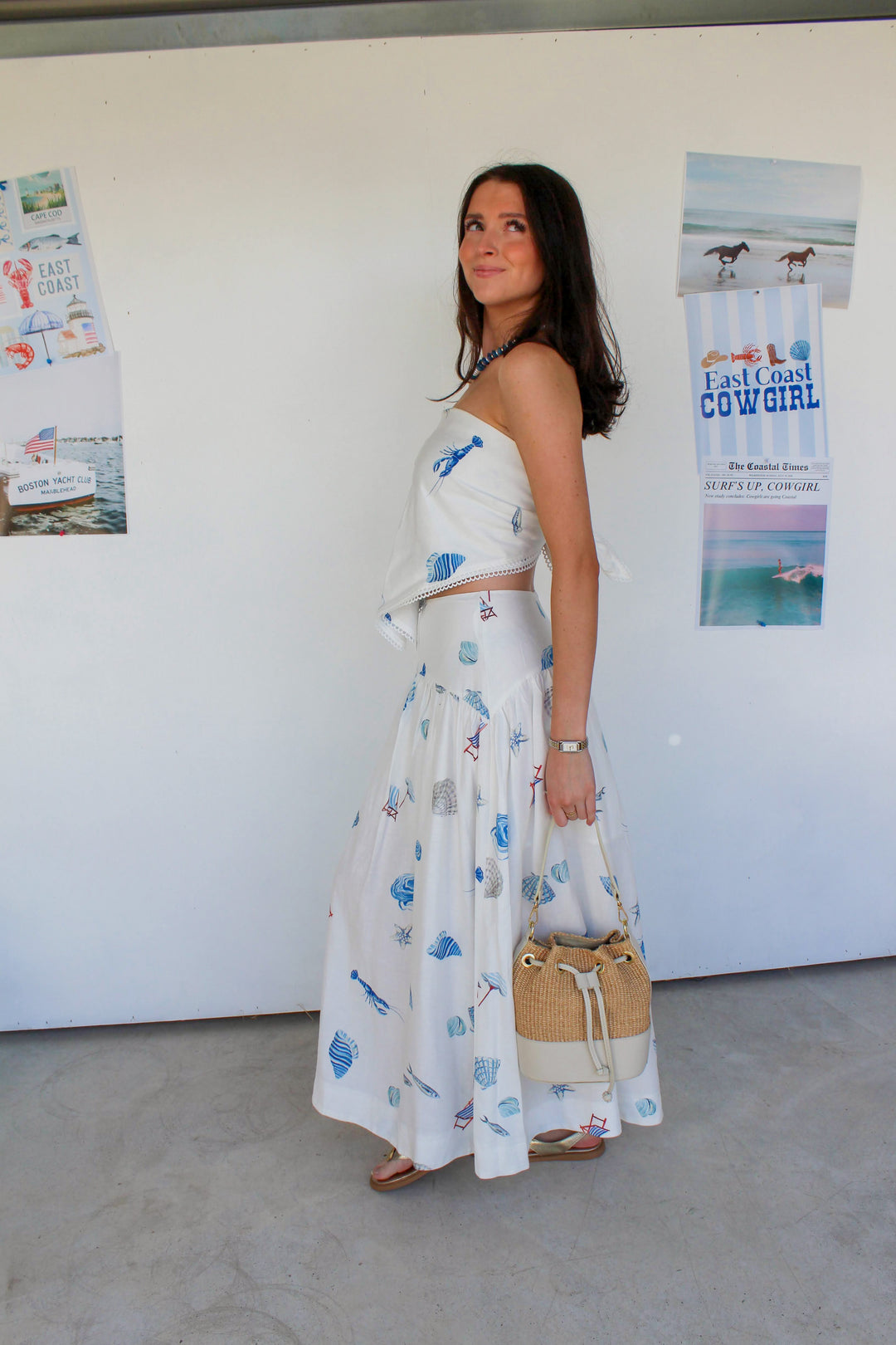 Coastal Scarf Top Set