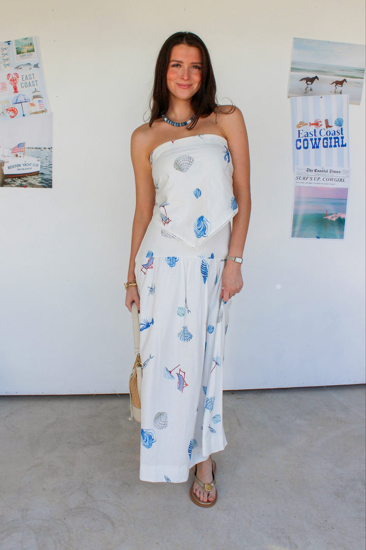 Coastal Scarf Top Set