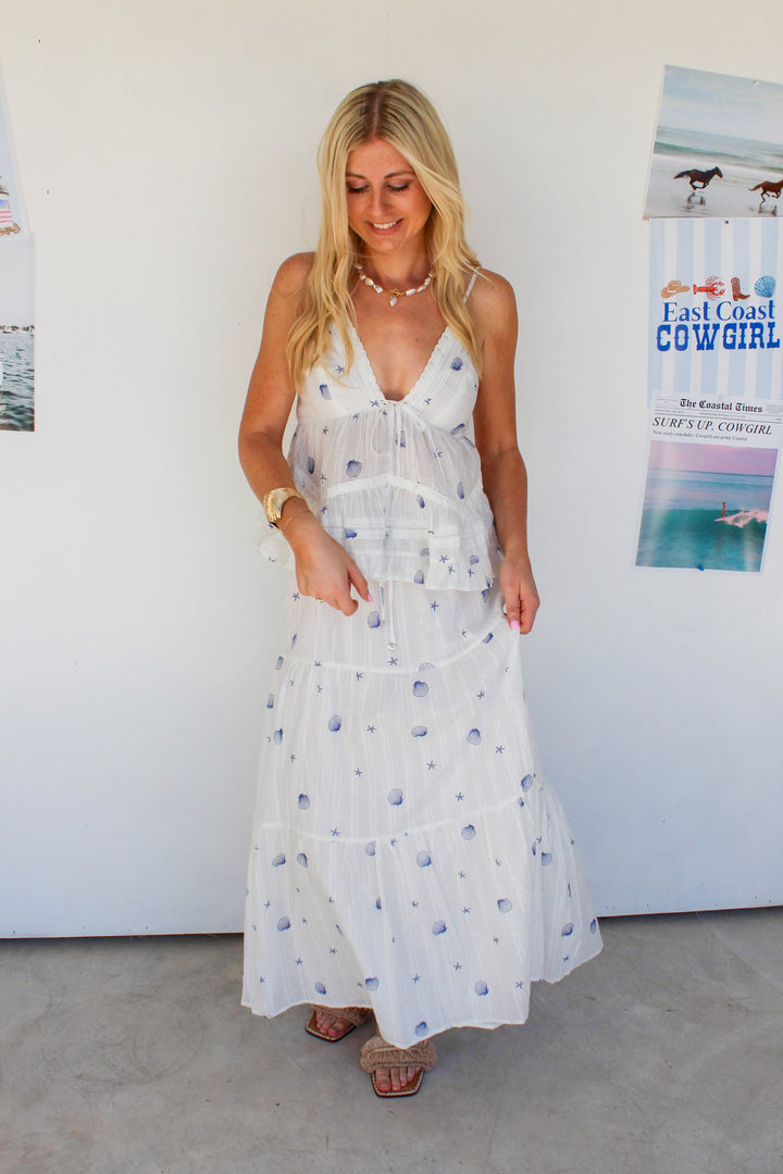 Tiered Coastal Maxi Set