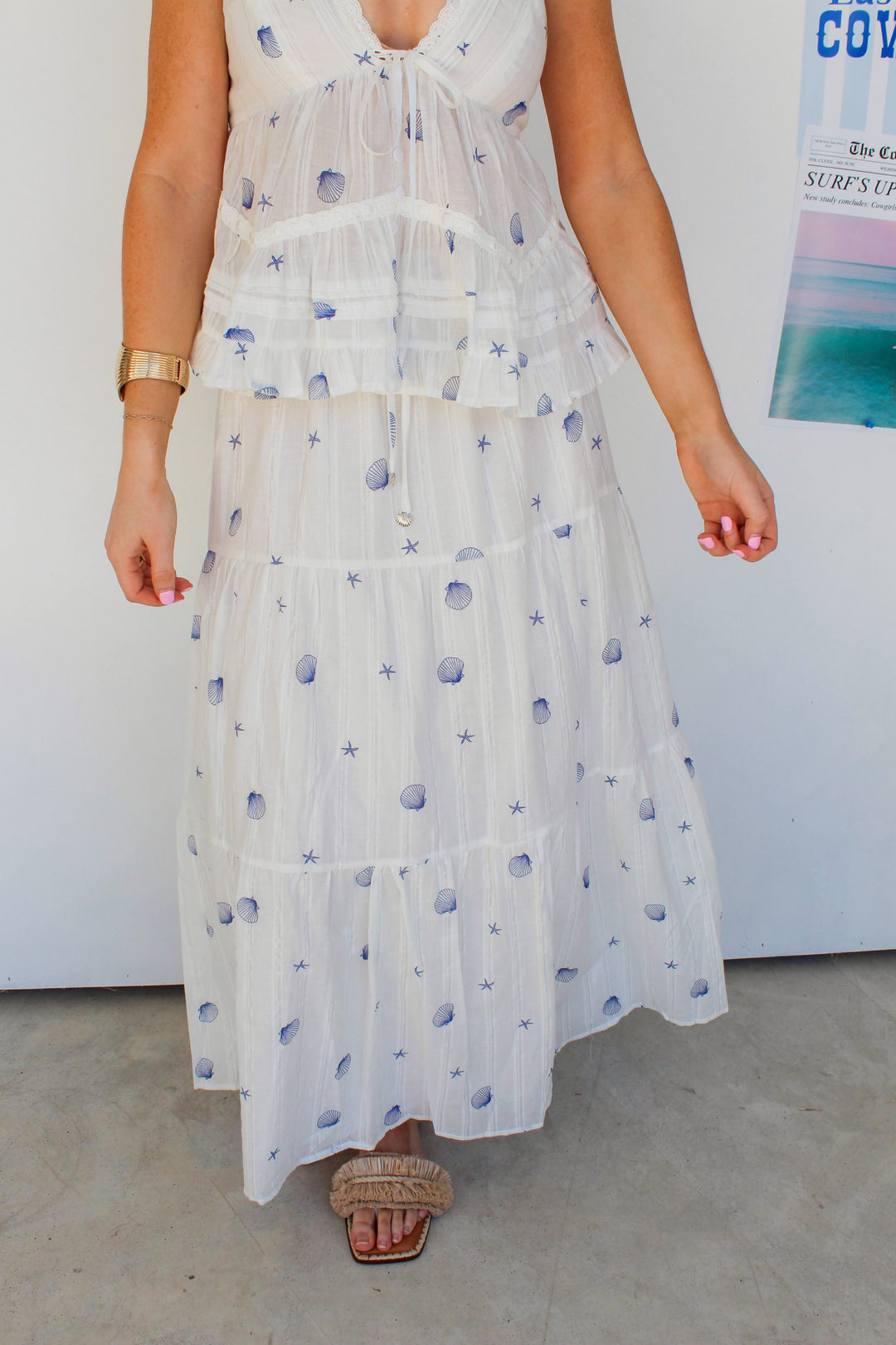 Tiered Coastal Maxi Set
