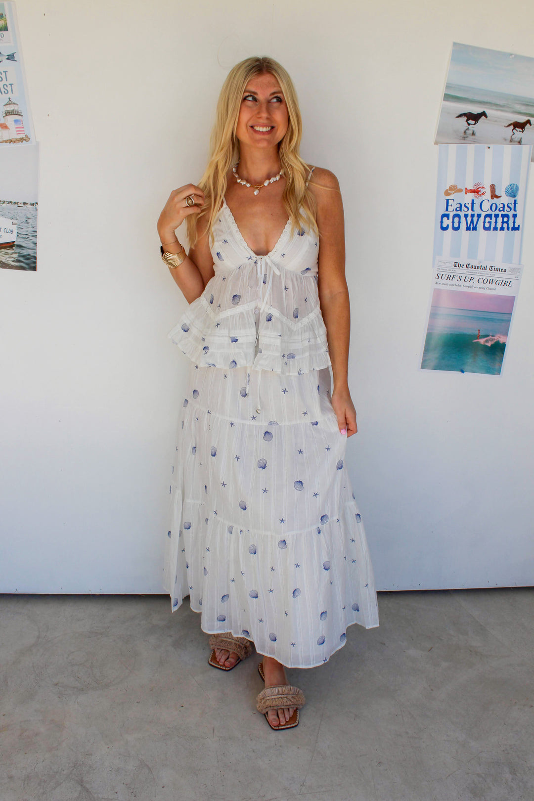Tiered Coastal Maxi Set