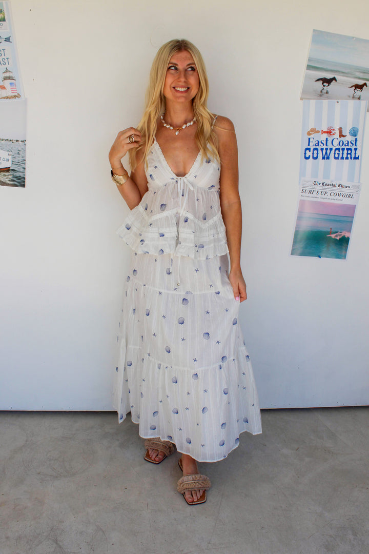 Tiered Coastal Maxi Set