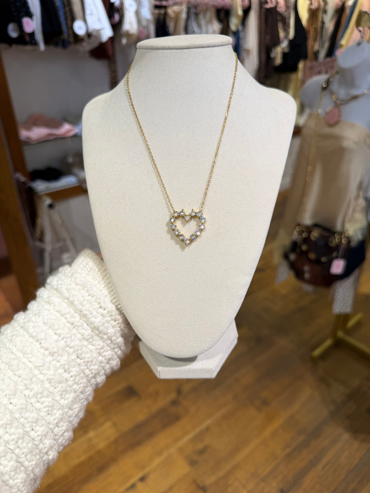 Crystal Heart Necklace