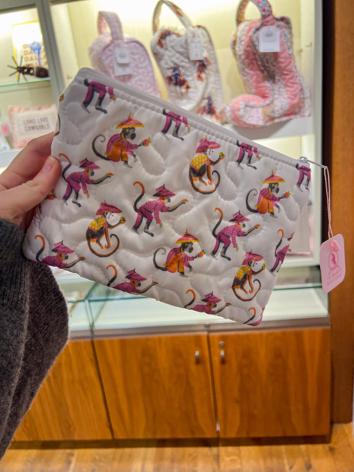 Small Quilted Makeup Bag