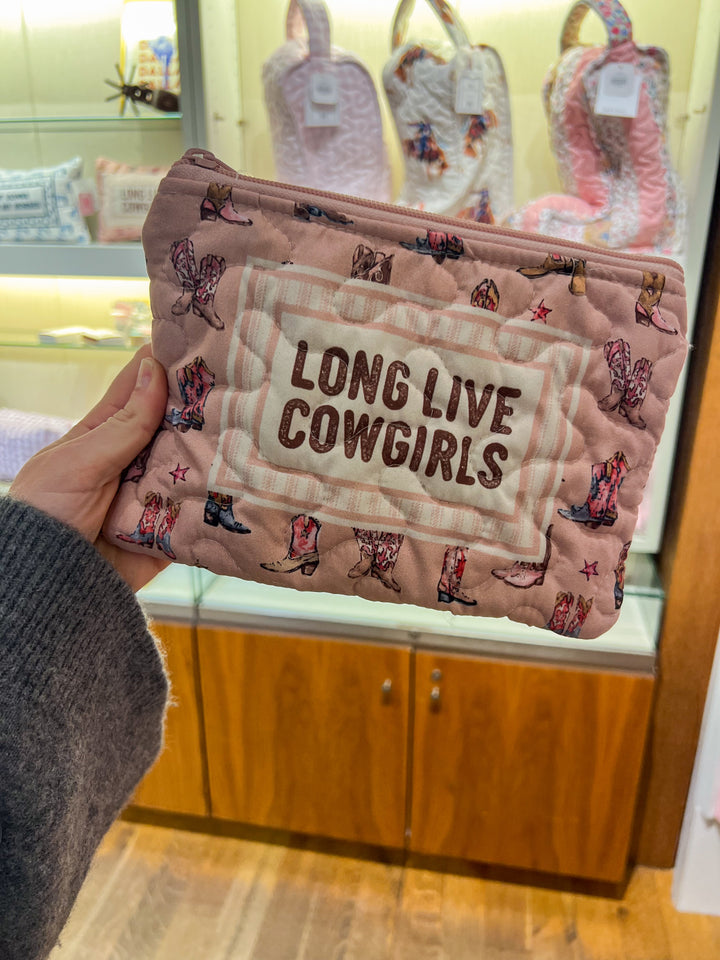 Small Quilted Makeup Bag