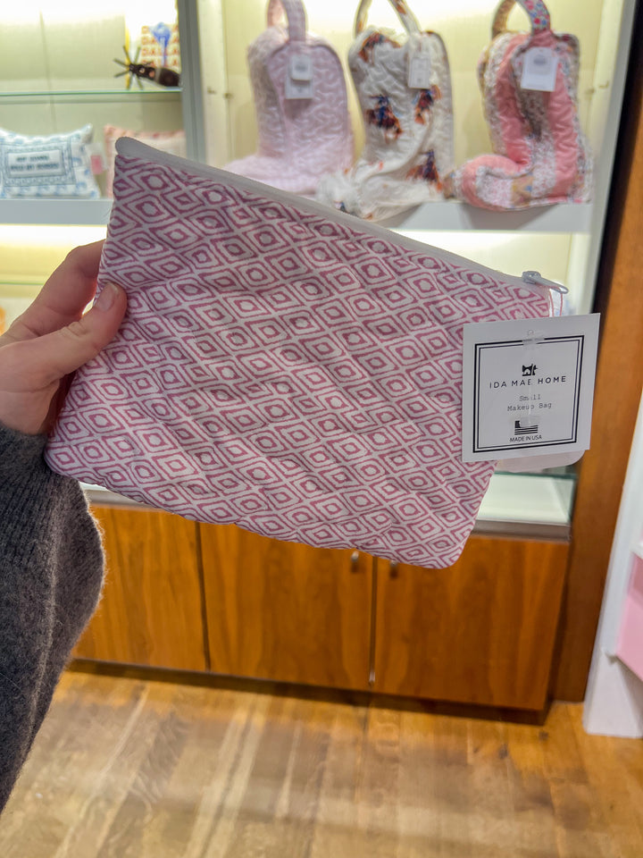 Small Quilted Makeup Bag