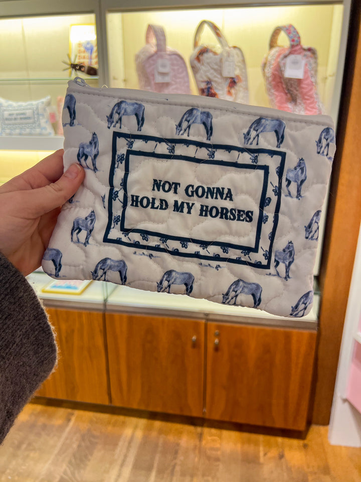 Small Quilted Makeup Bag