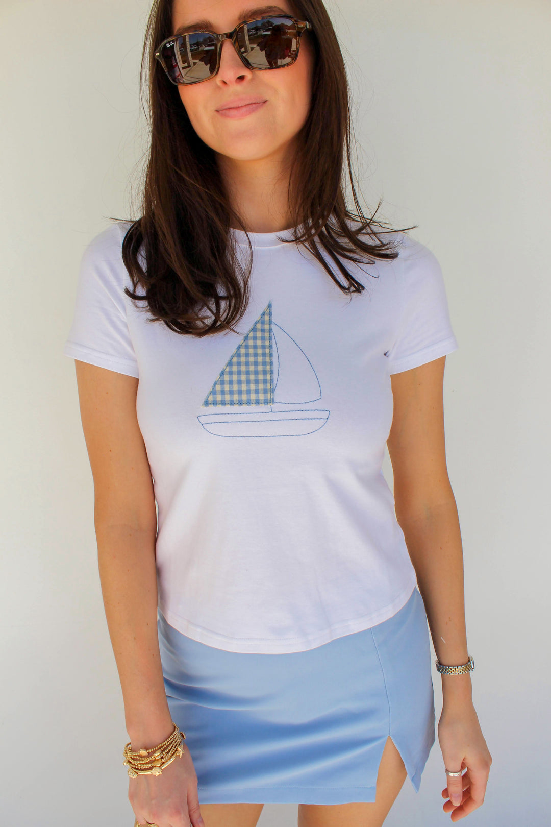 Sail Boat Baby Tee