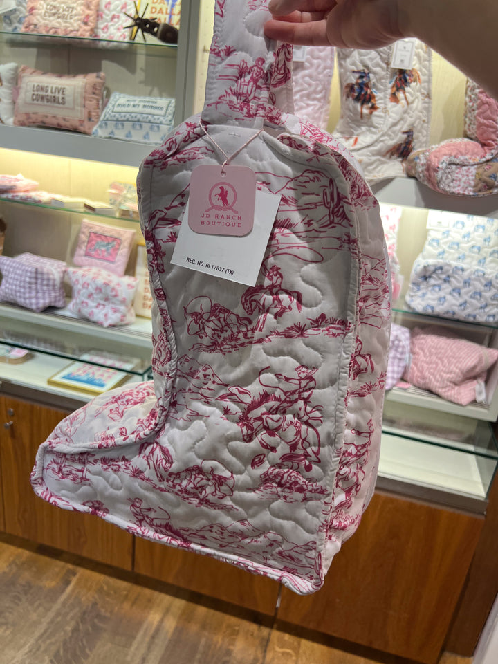 Quilted Boot Bag