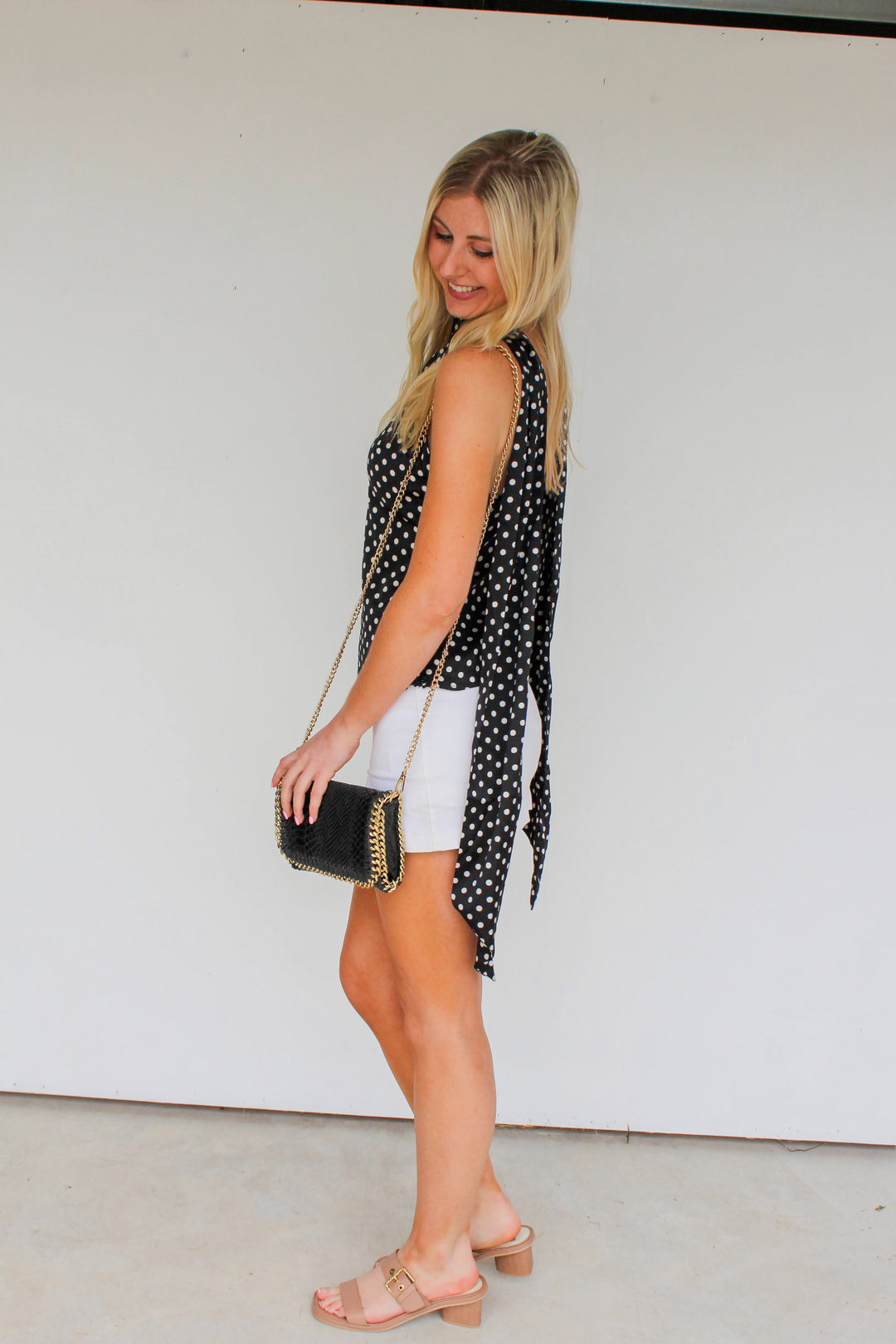 Polka Dot Halter Top