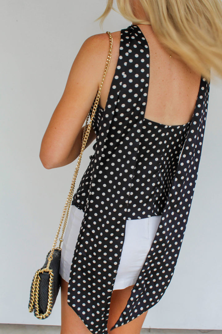 Polka Dot Halter Top