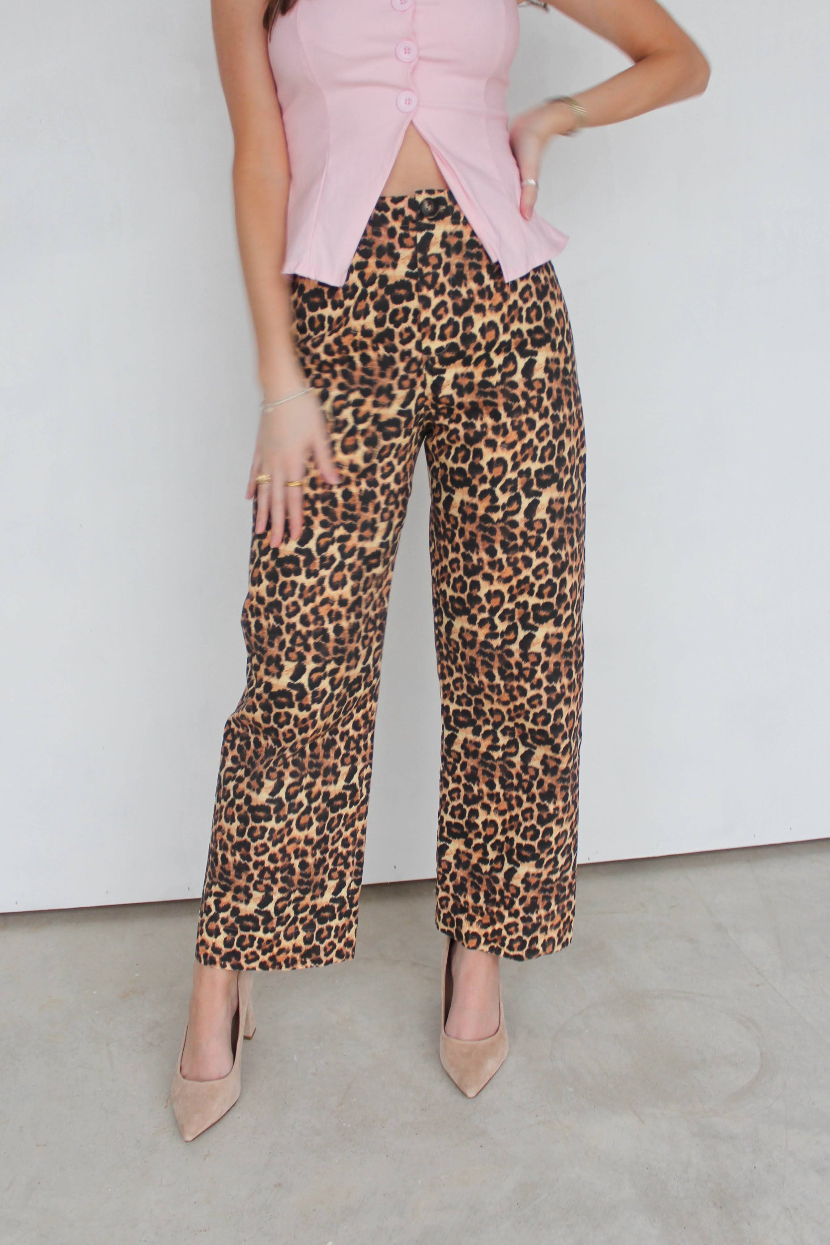 leopard pants