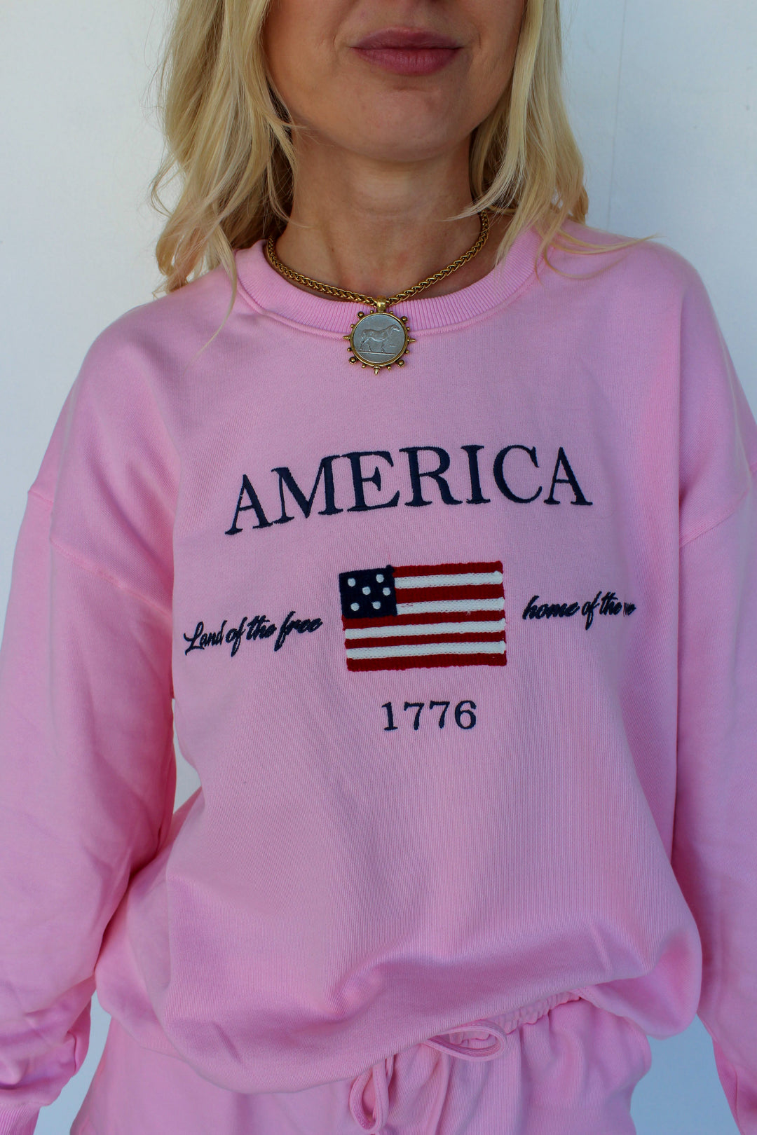 Pink American Sweat Set
