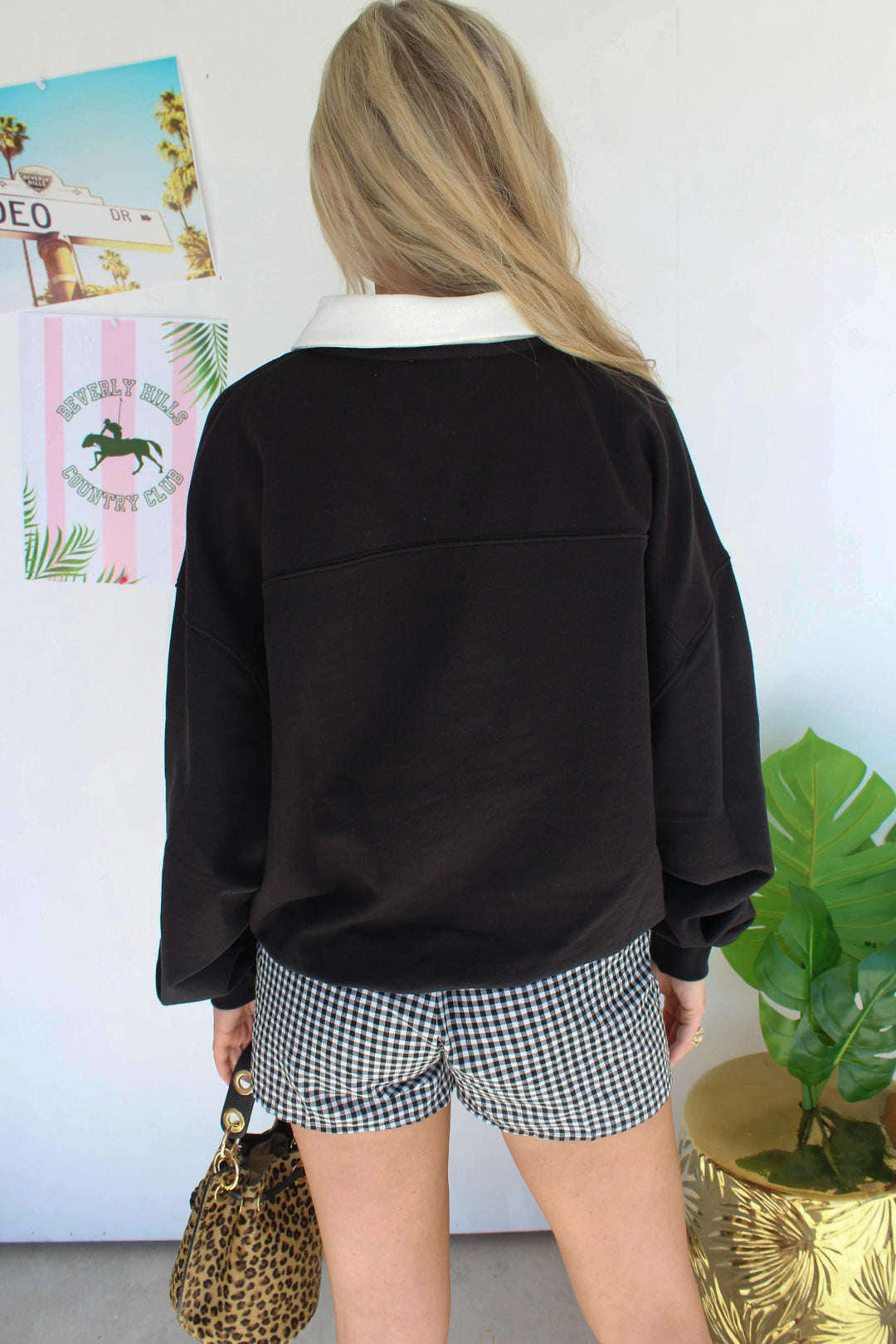 Black Gingham Boxers