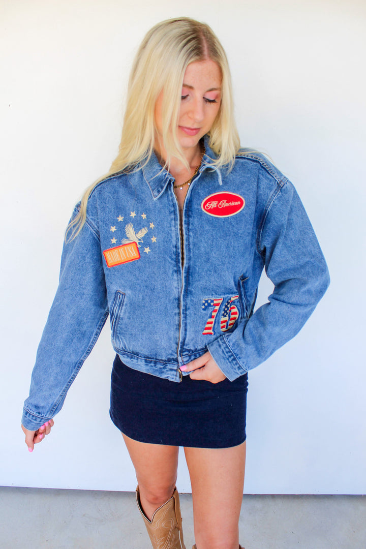 American Patches Denim Jacket