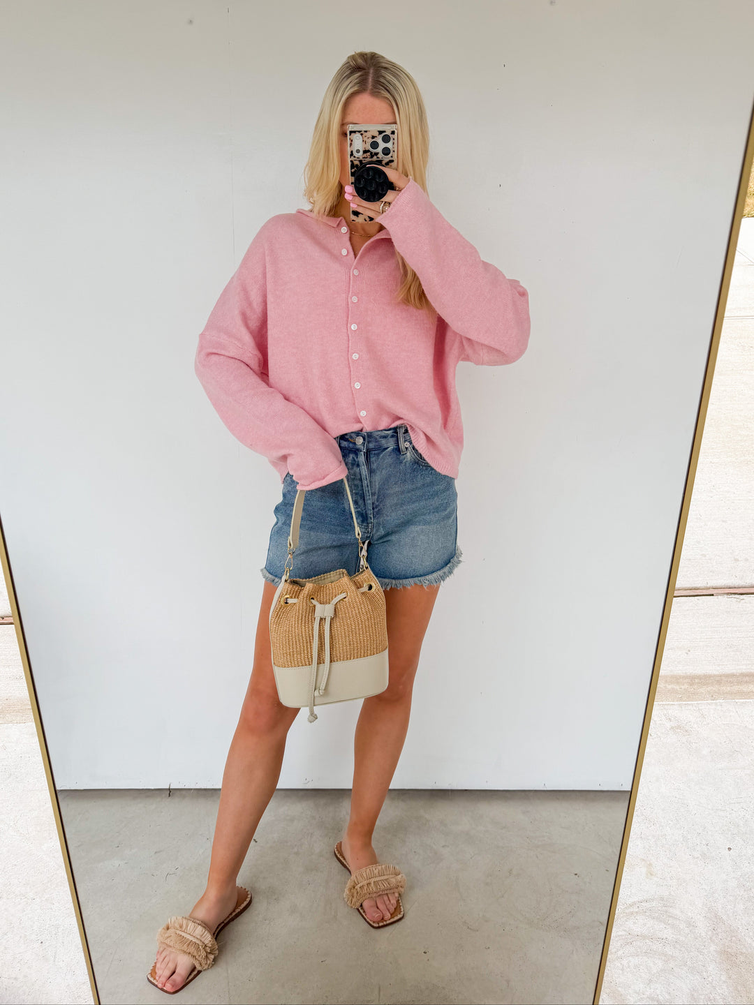 Baby Pink Cardigan
