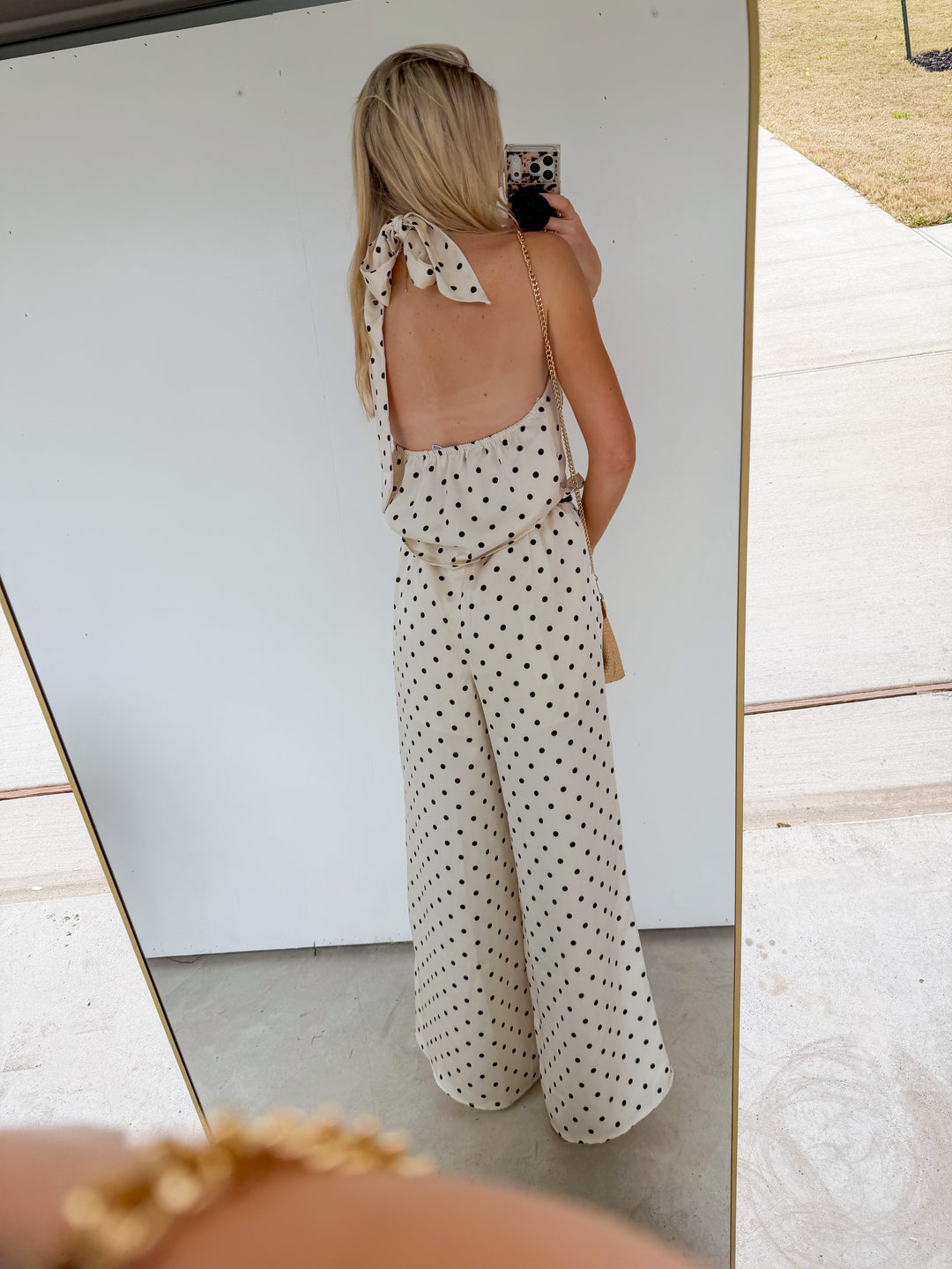 Polka Dot Pant & Halter Top Set