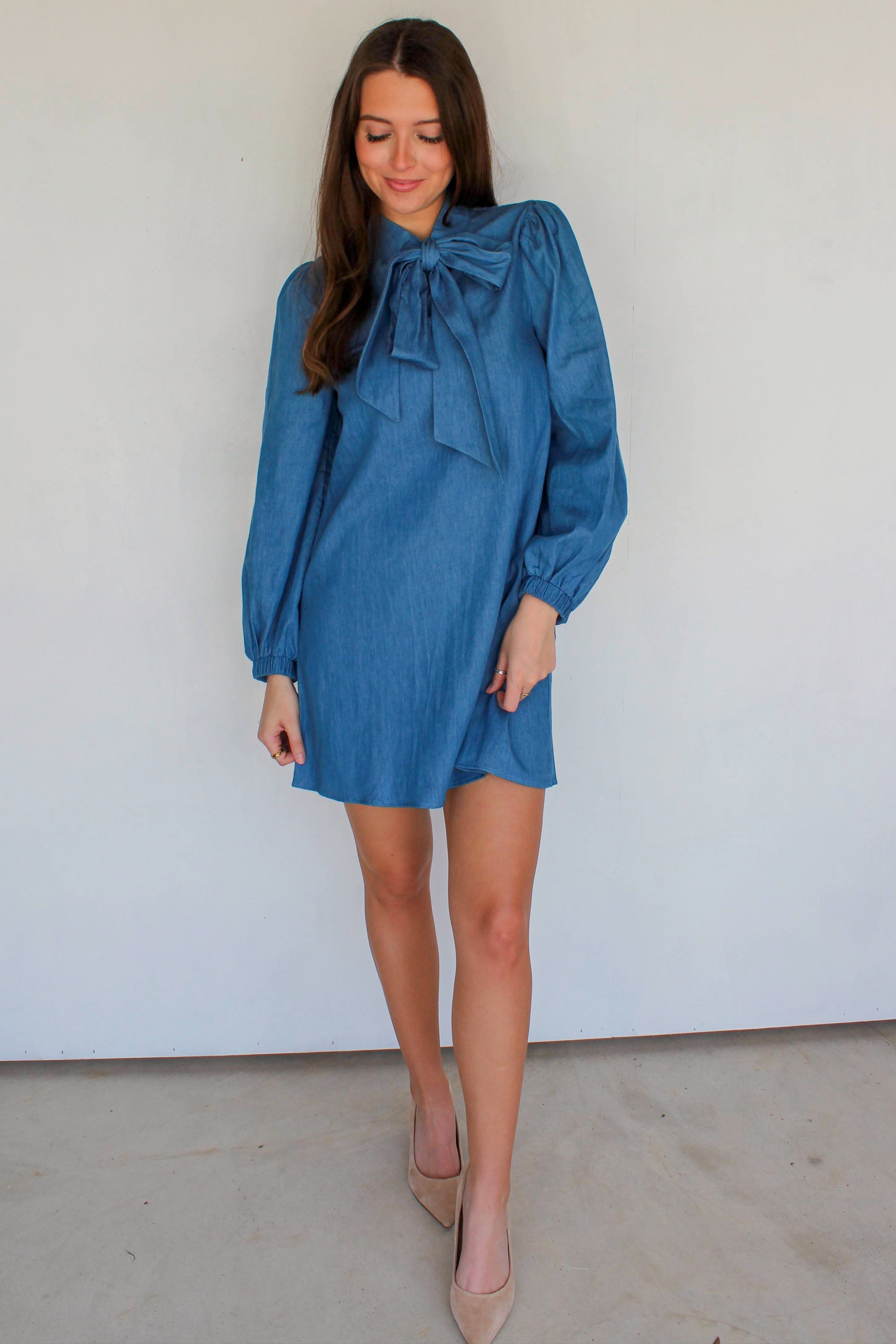 denim dress