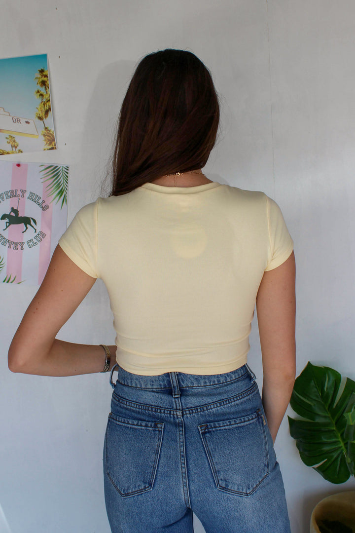 coastal women's baby tee