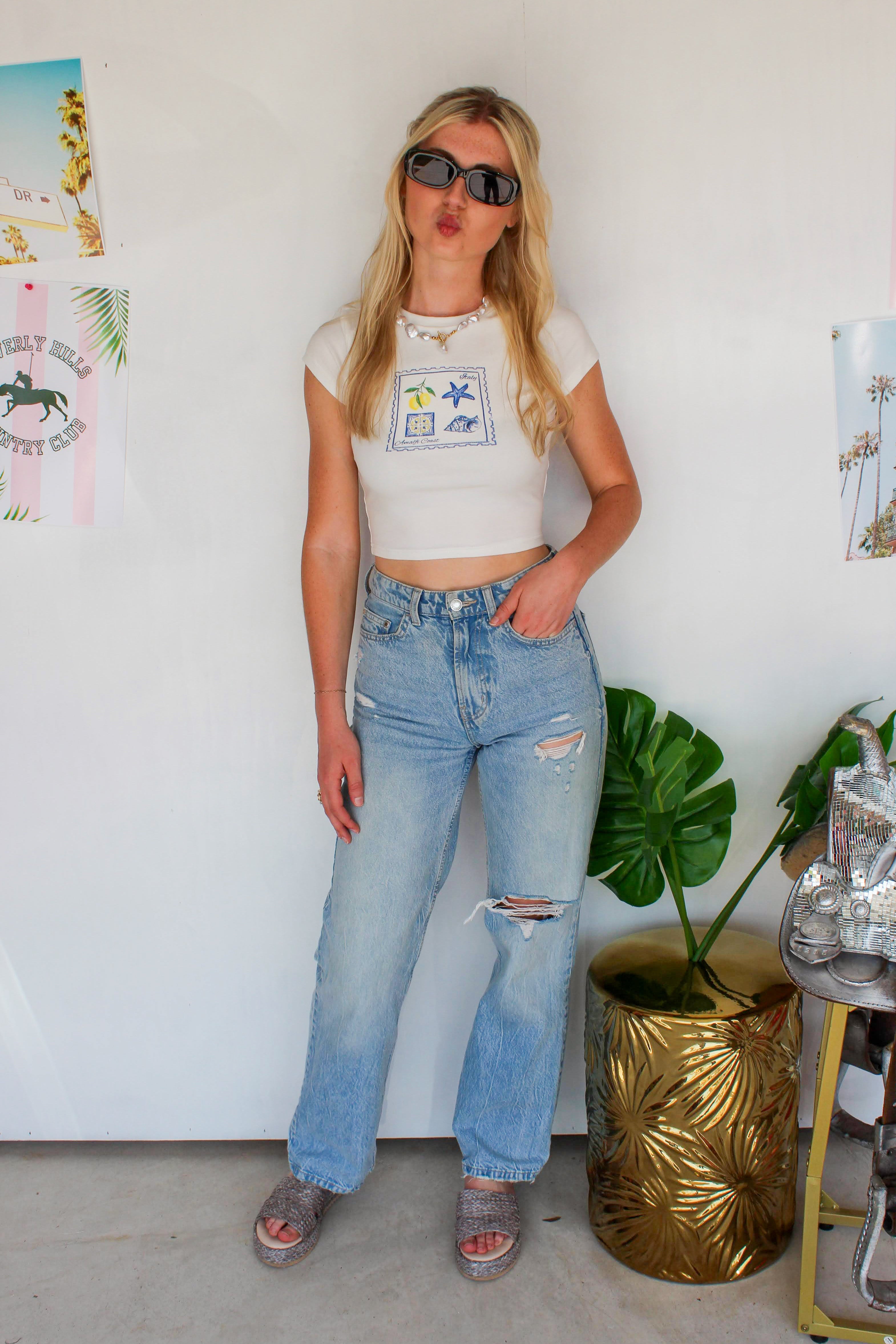 coastal baby tee