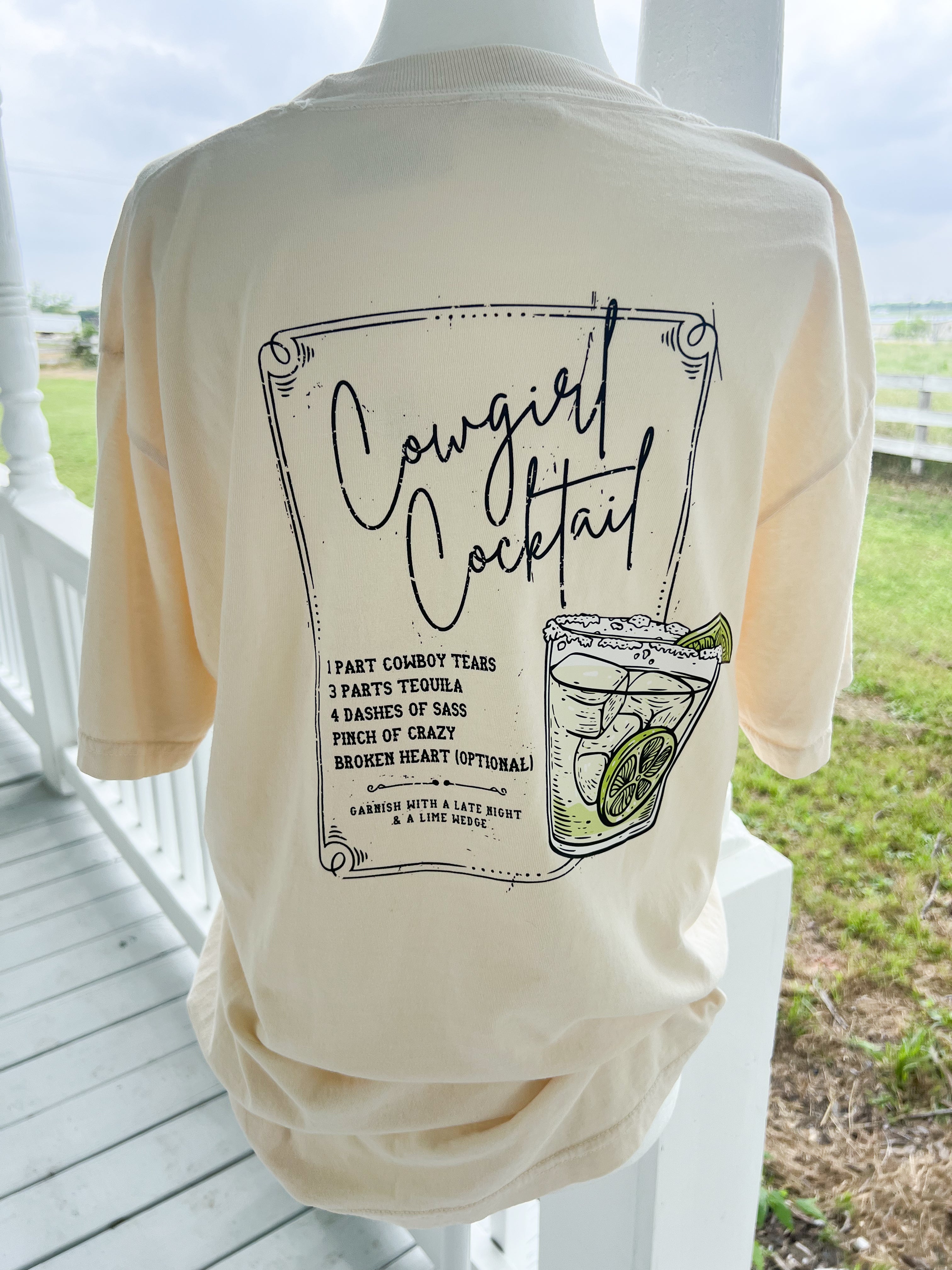 Cowgirl Cocktail T-Shirt - JD Ranch Boutique
