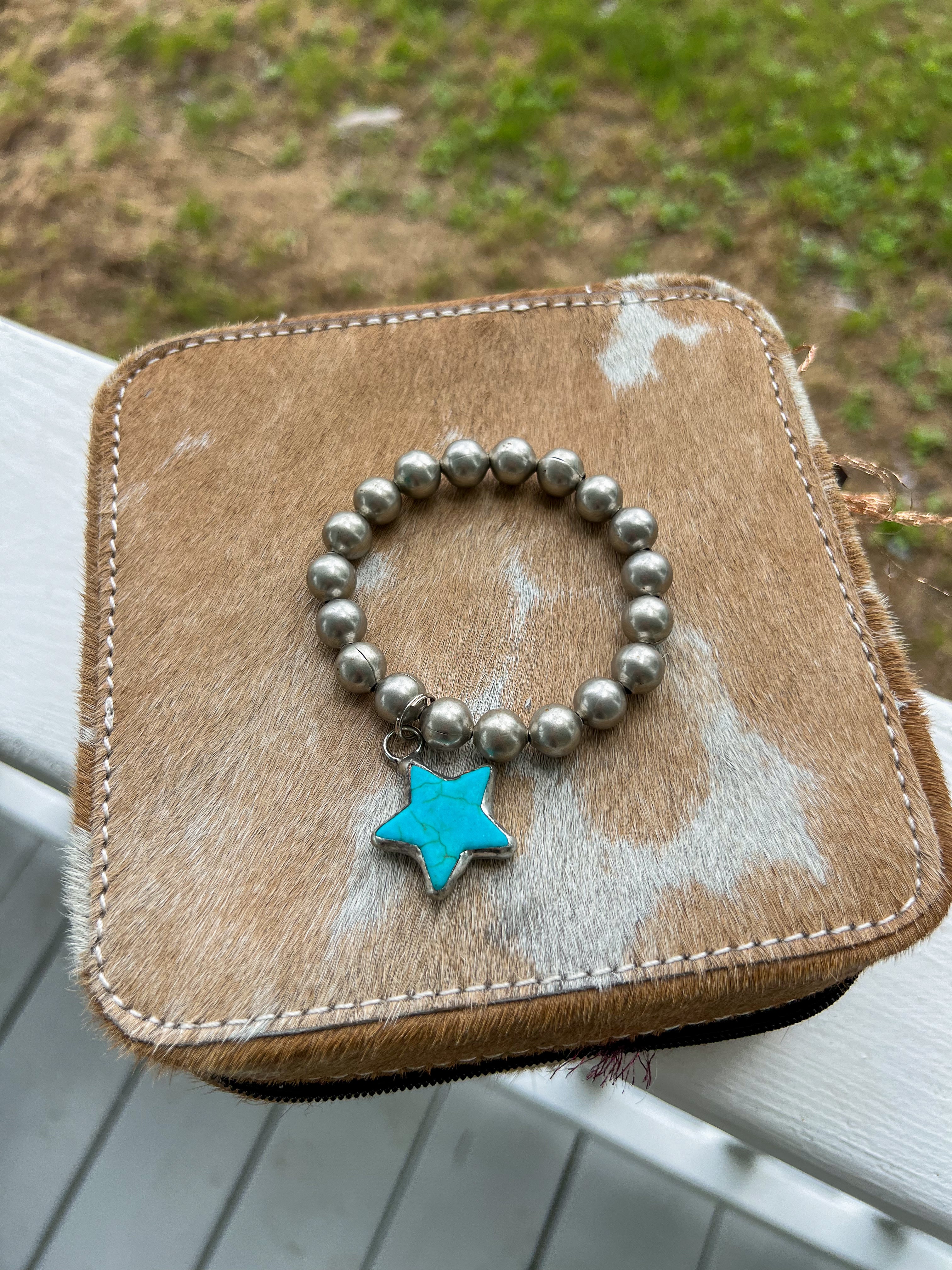 Turquoise Star Bracelet - JD Ranch Boutique