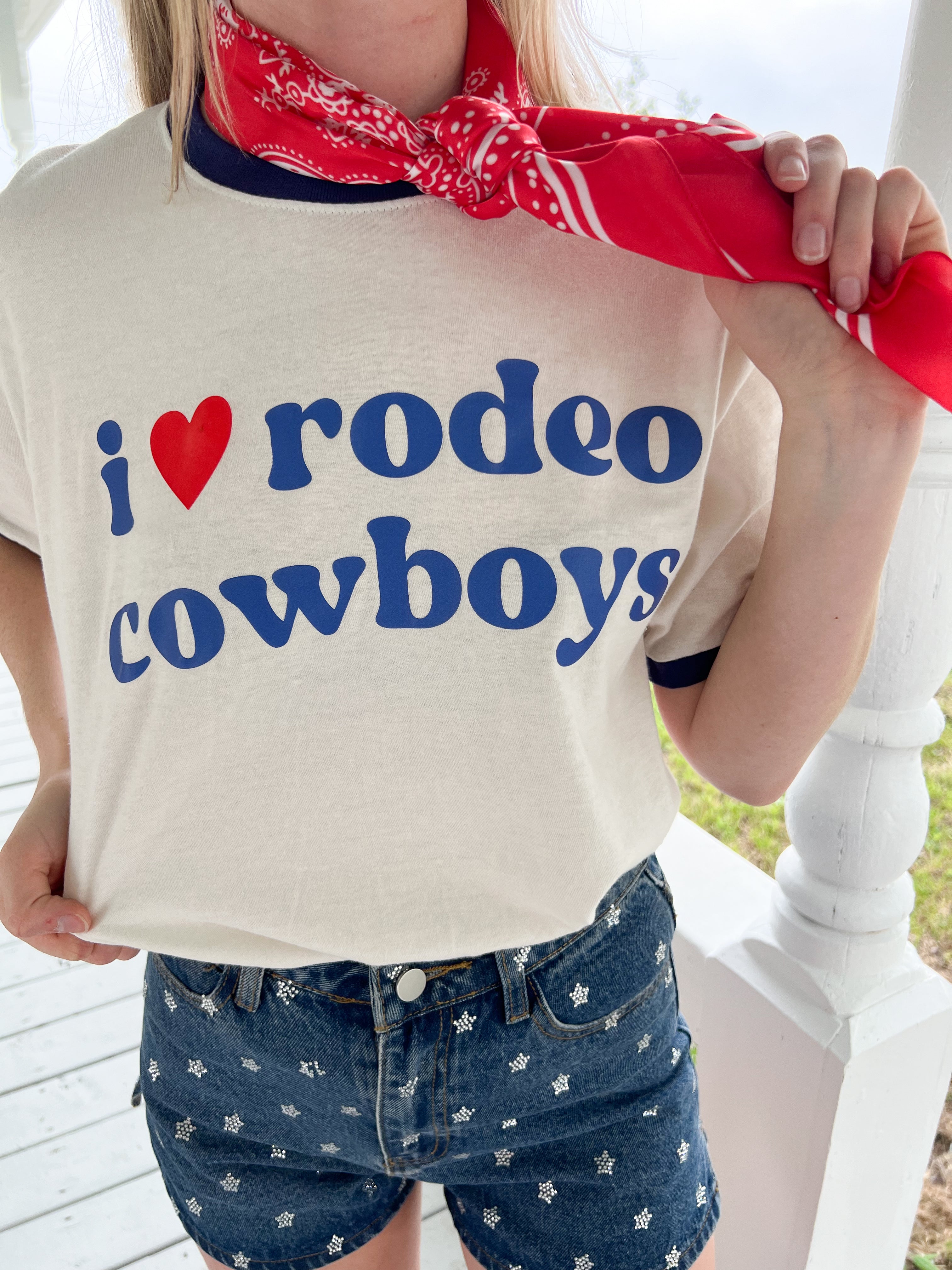 I love Rodeo Cowboys T-Shirt - JD Ranch Boutique