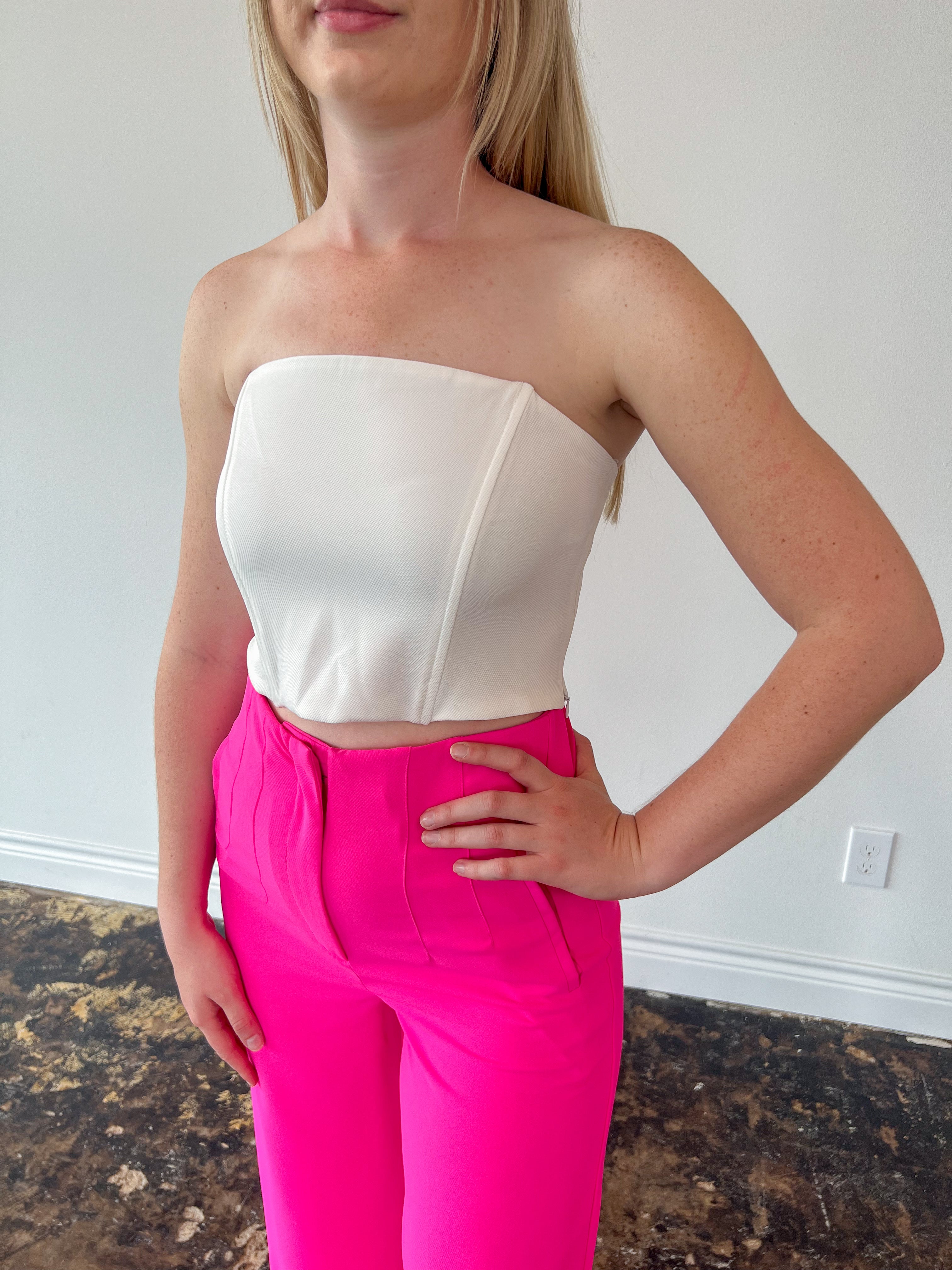 White Tube Top - JD Ranch Boutique