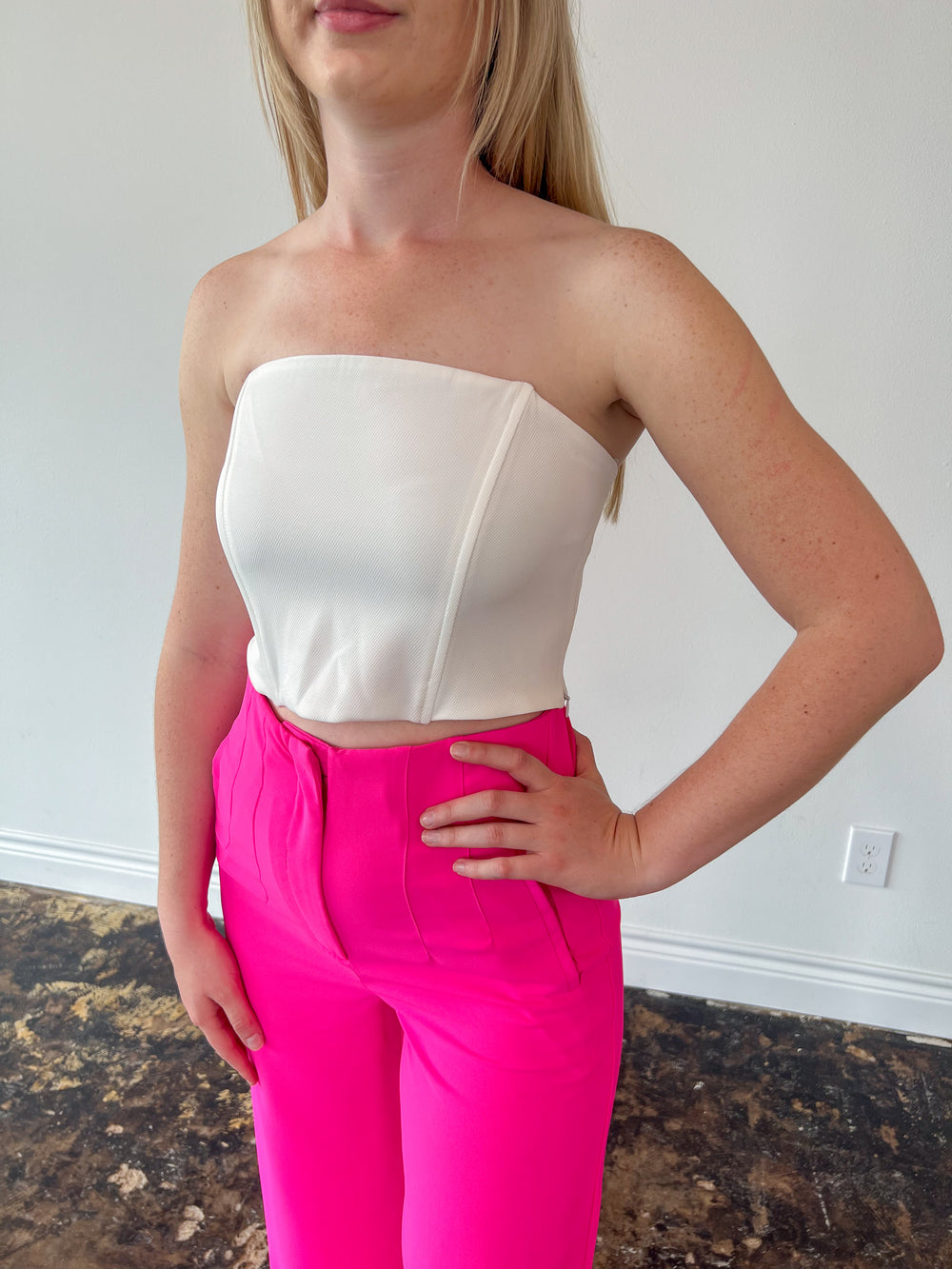 White Tube Top - JD Ranch Boutique