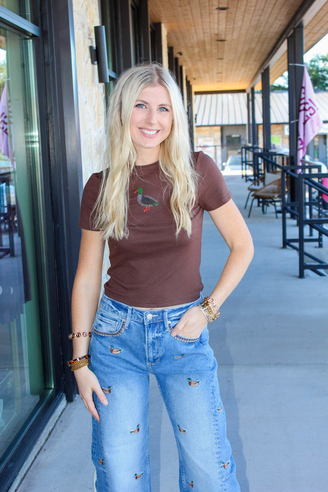 Duck Beaded Tee