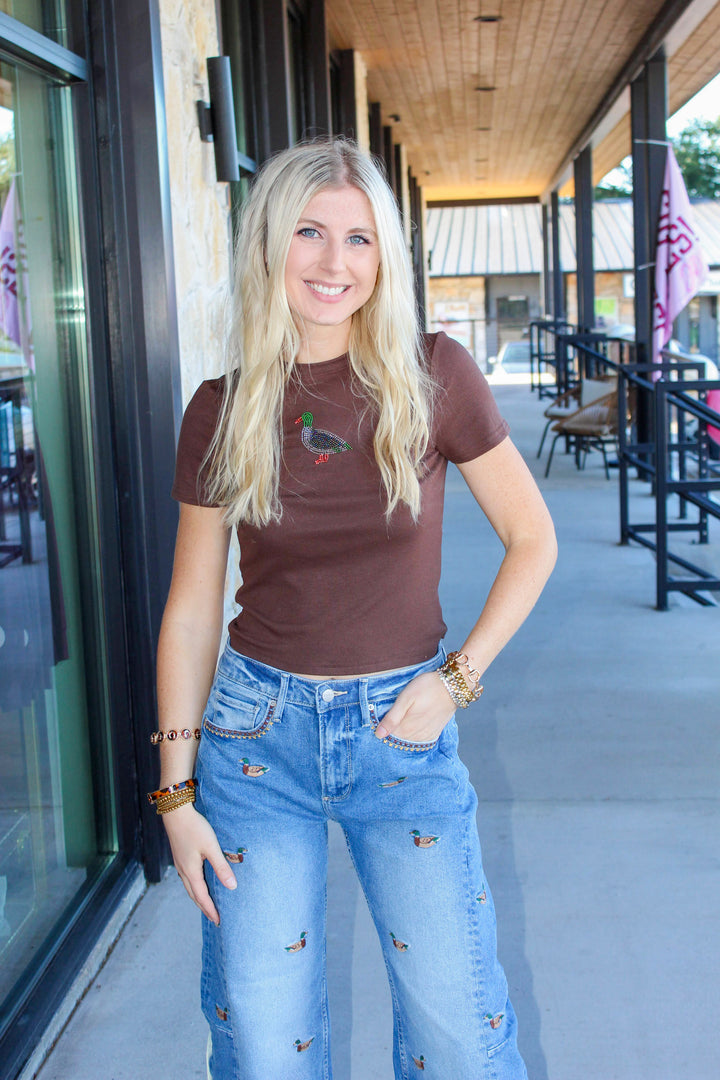 Duck Beaded Tee
