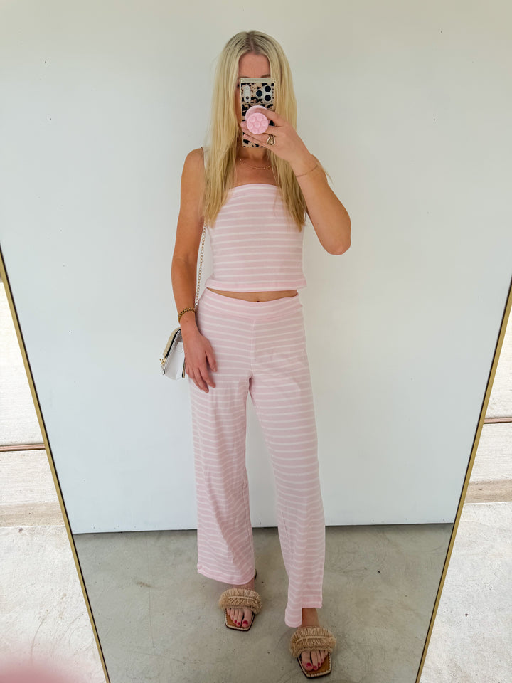 Pink Striped Set
