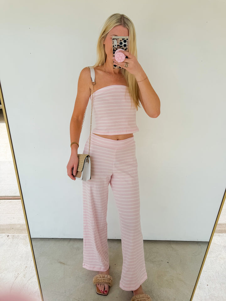 Pink Striped Set
