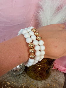 White Clay Bracelets - JD Ranch Boutique