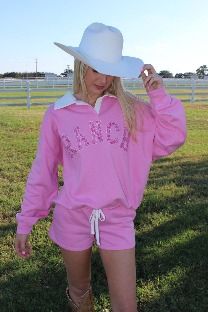 PREORDER Ranch Set in Pink Paisley