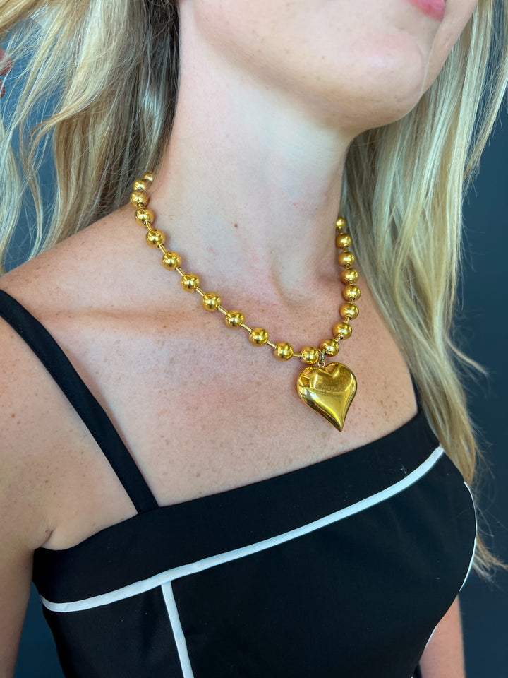 Chunky Heart Necklace