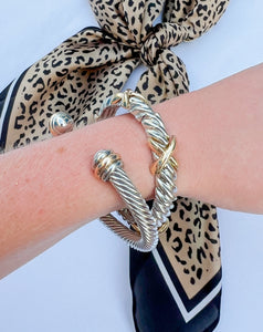 Silver and Gold Cuff - JD Ranch Boutique
