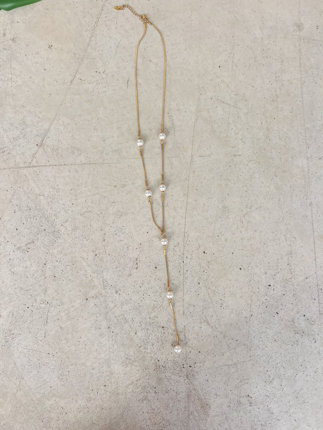 Pearl Lariat Necklace