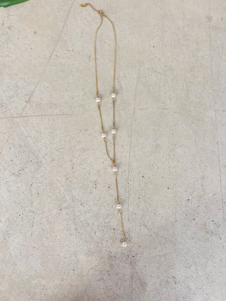 Pearl Lariat Necklace