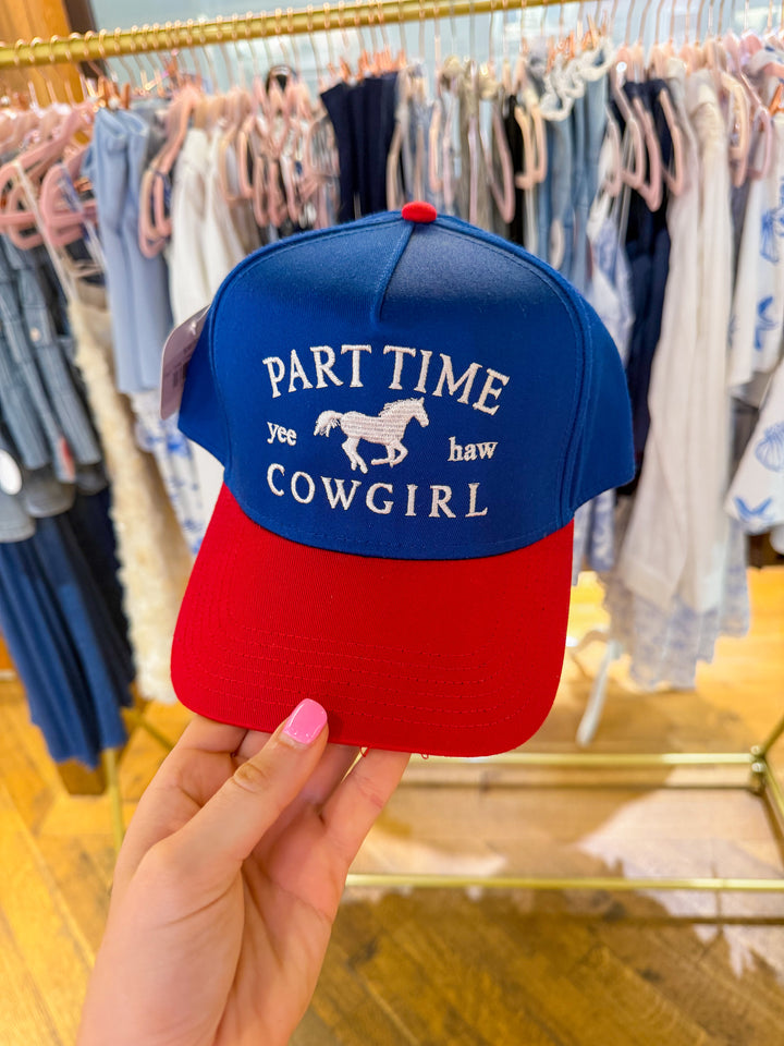 Part Time Cowgirl Trucker Hat